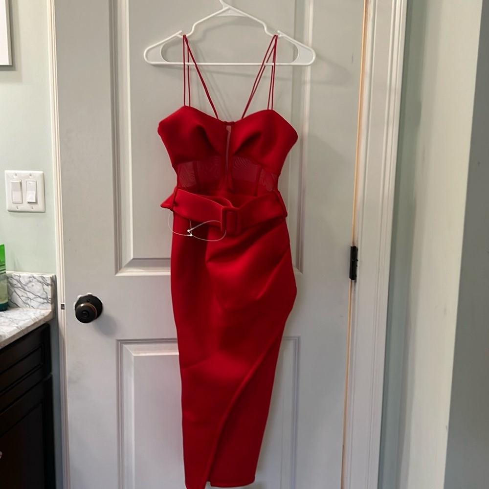 Red sz UK8 NWT Asos dress